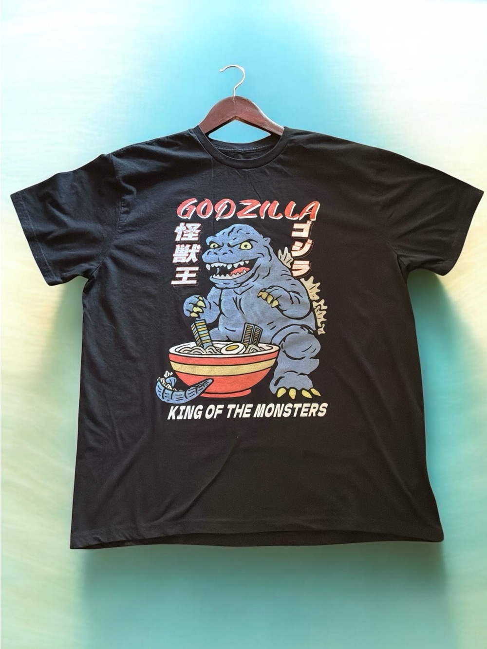 🌙✨ Black Godzilla 'King of the Monsters' Short Sleeve Tee